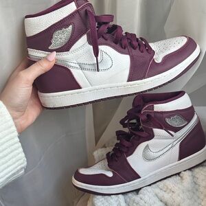 Women's Maroon Nike Jordans